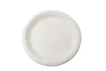 Plate, 9", White, Bagasse, (500/Case), Arvesta PL-09