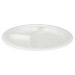 Plate, 9", White, Bagasse, (500/Case), Karat Earth KE-BPR09-3C