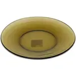 Plate Glass 8" Mocha Plain