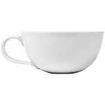 PLATES & BEYOND Coffee Cup, 7 Oz, Alaska White, Porcelain, *CLOSEOUT*Plates and Beyond L11296