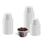Portion Cup, 0.5 oz, White, Paper, Karat FP-PPC050