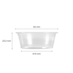 Portion Cup, 1.5 oz, Translucent, Polyproylene, (2500/Case), Karat FP-P150-PP