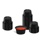 Portion Cup, 2 oz, Black, Polypropylene, (2500/Case), Karat FP-P200-PPB