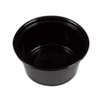 Portion Cup, 2 oz, Black, Polypropylene, (2500/Case), Karat FP-P200-PPB