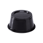 Portion Cup, 2 oz, Black, Polypropylene, (2500/Case), Karat FP-P200-PPB