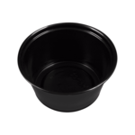 Portion Cup, 3.25 oz, Black, Plastic, (2500/Case), Karat FP-P325-PPB