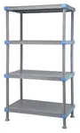 Quantum Food Service QP182474SS-4 Shelving Unit, All Plastic