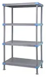 Quantum Food Service QP214886SS-4 Shelving Unit, All Plastic