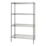 Quantum Food Service WR63-2448BK-5 Shelving Unit, Wire