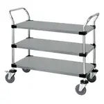 Quantum Food Service WRSC-1836-3SS Cart, Bussing Utility Transport, Metal