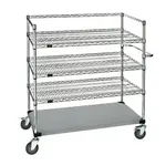 Quantum Food Service WRSC4-54-2460FS Cart, Bussing Utility Transport, Metal Wire