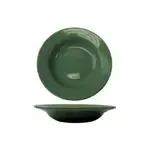 Rim Soup Bowl, 12 Oz, 8-3/4" Dia, Marg Green