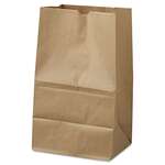 Grocery Bag, 8-1/4" x 5-15/16" x 13-3/8", Kraft, #20SH, Brown, RJ Schinner 18421