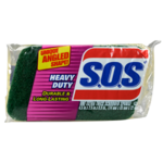 S.O.S. Scrubber Sponge, 4"x2"x9", Green, Clorox 91028