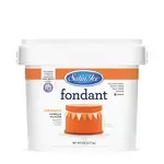 Rolled Fondant, Orange, Vanilla, 5 lb., (8/Case), Satin Ice 12220
