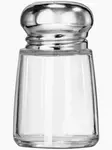 Ardous Trading SALT/PEPPER SHAKER GLASS 2 OZ PANELED/MUSHROOM