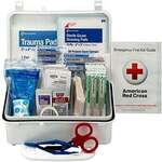 SAS SAFETY First Aid Kit, Metal Case, SAS Safety Corp C6010-01
