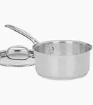 Ardous Trading Sauce pan, 1.5 qt., Stainless steel, Alum clad bottom, Induction ready.