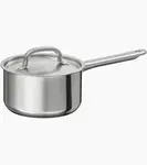 Ardous Trading Sauce pan, 2 qt., Flat stainless steel, Induction ready.