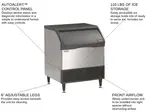 Scotsman CU3030MA-32 Ice Maker With Bin, Cube-Style