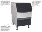 Scotsman UF424A-6 Ice Maker With Bin, Flake-Style