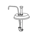 Server Products 94010 Condiment Syrup Pump Only