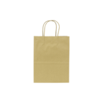 Shopping Bag, 8.1" x 10.6" x 4.5", Brown, Paper, W / Handles, Karat FP-SB100