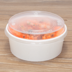 Paper Short Bucket Lids, 32 Oz, Polypropylene, (45/Pack), Karat FP-PSBL165-PP