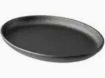 Ardous Trading SIZZLING PLATTER, 7" X 9-1/4", OVAL, CAST IRON