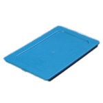 Carlisle  Smart Lid For Food Container, 1/4 Size, Plastic, Blue, Snap-On (Sold Per Case, 6/cs) Carlisle 3058114