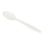 Soup Spoon, Heavyweight, White, Plastic, (100/Pack), Karat KE-U2023