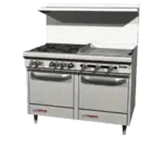 Southbend S48EE-2TR Range, 48" Restaurant, Gas