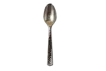 Spoon, 7", Silver, Plastic, Hammer Look, (600/Case), Sabert CMSH600