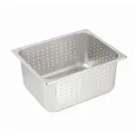 Steam Table Pan, Half Size, 6" Deep, 25 Gauge, Perforated