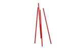 Stir Straw, 7-3/4", Red, Plastic, (500/Pack), Karat C9100 (Red)