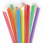 ARVESTA (DISPOSABLES) Straw, Boba, 9", Unwrapped, Mixed Colors, Diagonal Cut, 40/40/1600 (Lolc9060s)
