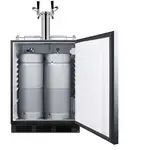 Summit Commercial SBC58BLBIADALOCK Draft Beer Cooler