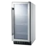 Summit Commercial SCR1536BGCSS Refrigerator, Merchandiser, Countertop