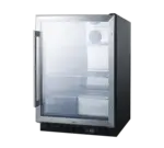 Summit Commercial SCR610BL Refrigerator, Merchandiser, Countertop