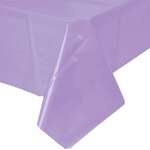 CONVERTING Table Cover, 54" x 108", Lavender, Plastic, Creative Converting 01250