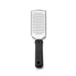 Tablecraft Products Grater, Stainless Steel, Black Firm Grip Handle, Fine, TABLECRAFT E5615
