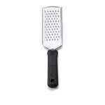 Tablecraft Products Grater, 9.5", Black, Stainless Steel, Rubber Handle, Medium Coarse Holes, Tablecraft E5616