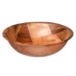 Tablecraft Products Salad Bowl, 7", Mahogany, Woven Wood, 4 ply, TableCraft 207