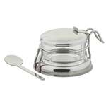 Tablecraft Products Condiment Jar Set, 6 Oz, Glass, Tablecraft 357