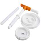 Tablecraft Products Maxi Pump Kit, White, Plastic, Wide Mouth, TableCraft 664K