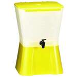 Tablecraft Products Lemonade Dispenser, 3 Gallon, Yellow/Clear, Plastic, TableCraft 955