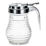 Tablecraft Products Beehive Syrup Dispenser, 6OZ, Chrome Metal Top, TableCraftT BH7