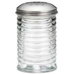 Tablecraft Products Cheese Shaker, 12 OZ, Glass, Stainless Steel Top, Beehive, TableCraft BH8800