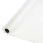 TABLEMATE Banquet Roll Table Covering, 40" x 100', White, Plastic, Table Mate 4010WH