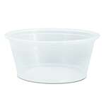 TAIZHOU FULING PLASTICS C Portion Cup, 3.25 Oz, Clear, Plastic, (50Pcs/Bag)